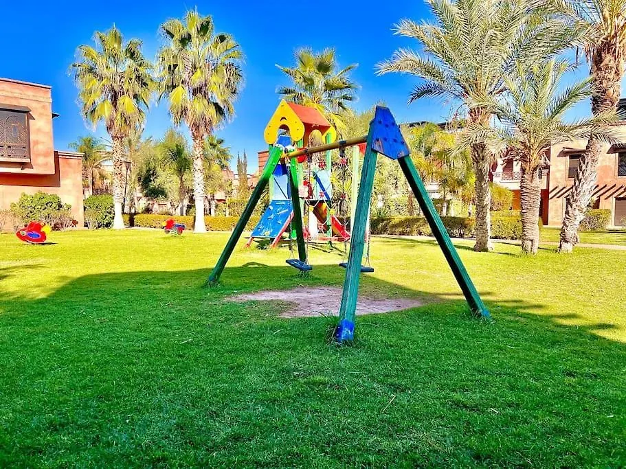 Bel Rez-De-Jardin Atlas Golf, Piscine Et Parc-Jeux Marrakesh Appartement